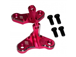 SAKURA D4用アルミキャスターマウント 18度(ピンク) [SAK-D4817A]