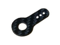 カーボンサーボホーン補強パーツ(マットブラック) [SU-CK-GL-OP02]