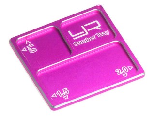 アルミキャンバーゲージ付パーツトレイ(ピンク) [YA-0330PK]