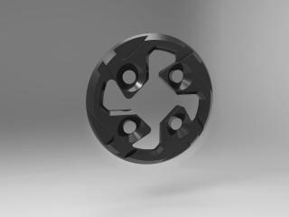 ART 小径スパーホルダー ブラック(YD-2対応) [ART2433]