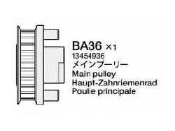 TRF418 メインプーリー(青) ※アフターパーツ※ [13454936]