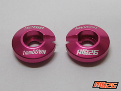 アルミスプリングカップ Type-3 1mmダウン(ピンク)(2個入り)(ドリパケ用) [KN-DP63PI]