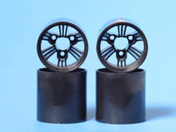 HQハイトラクション・レーシングホイール ブラック リヤ用 4個入り [TB10055]