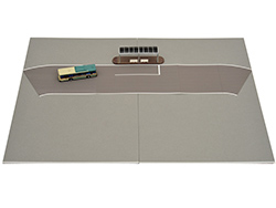 ジオラマ素材018 ジオラマプレートE(ペディストリアンデッキ専用) [260790]