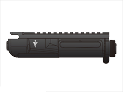 次世代電動ガン M4シリーズ用(MG)アッパーフレーム(MUR-1) [LL-13548]]