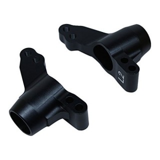 アルミリヤハブ(トー角2度)(ブラック)(タミヤ MF-01X用) [SMF-342BK]]