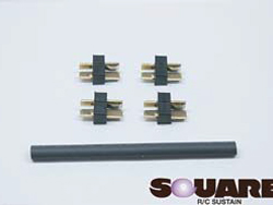 ミニT型2Pコネクター(オス4個) [SGC-87M]