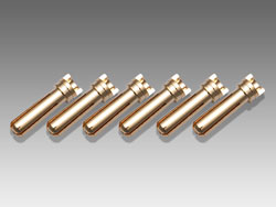 4.0Φ スリムバレットプラグ オス6個(ESC用) [PJ-C076]