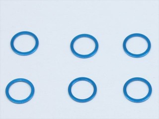 アルミカラー M5×6.4×1.5t(タミヤブルー) 6個入り [SGE-7515TB]