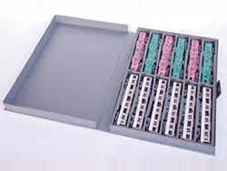 21m級対応12両車両ケース(シルバーケース・グレーウレタン) [YP-807]