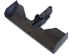 F1用フロントウイングナロー 黒 [KF81K]