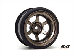 V16D 6スポークホイール オフセット13mm 2pcs(ブロンズ) [10124]