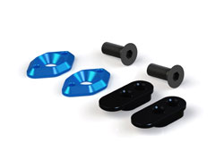 超軽量アルミ・リヤウイングサポートセット(ブルー) [STR352B]