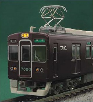 阪急7000/7300系(旧塗装) 中間車2両セット(動力無し) [30141]]