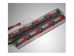 9.6V 1600mAh ニッケル水素バッテリー ヌンチャクタイプ [G-11-056]