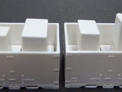 12fコンテナ UM8Aタイプ用キュービクル積荷 無塗装A(4種類各1ヶ) [P-6601]