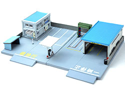 建物コレクション145 バス営業所セット [273653]