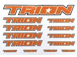 TRION ロゴデカール オレンジ カット済(1枚入) [TR-LDOR]