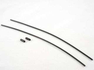 3mmアンテナパイプ+アンテナキャップ各2個 [R8033]
