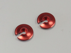 アルミスプリングシート(14mm/レッド/2pcs) [W5307-07]