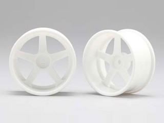 RP ドリフトホイール 5本スポーク 01 オフセット8mm(白) [RP-6113W8]