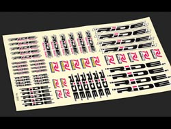 RIDE デカール(ボディ用) [No.28025]