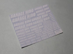 GARAGE HIRO デカール ver.1(ホワイト) [GHD001]