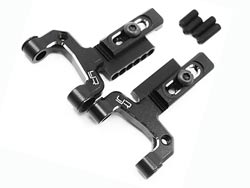 YD-2用アルミアジャスタブルフロントサスアーム ブラック [YKYD-007BK]