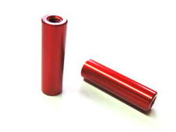 アルミポスト M3×Φ6×21mm レッドアルマイト 2本入 [MP-M3L21R]