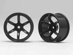 RP ドリフトホイール 6本スポーク 02 オフセット6mm(黒) [RP-6213B6]