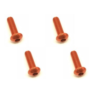 70-75ジュラルミンヘックスボタンビス 3×10(オレンジ) 4本入 [NAR-310OR]]