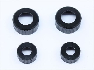 ダンパーシリンダーキャップ 薄型(ブラック) [TGE-113CBK]