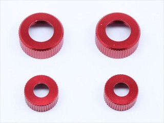 ダンパーシリンダーキャップ 薄型(レッド) [TGE-113CR]