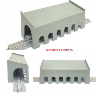 スノーシェッド(コンクリート) 未塗装組立キット [MS-007]]