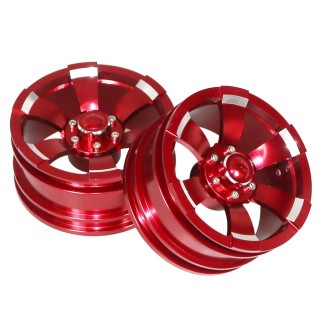 SP 1.9インチホイル・6スポーク(2)(RE)：タミヤ CC01用 [EG-3631-RE]]