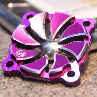 アルミファンカバー 30mm パープル [US88092-P]]