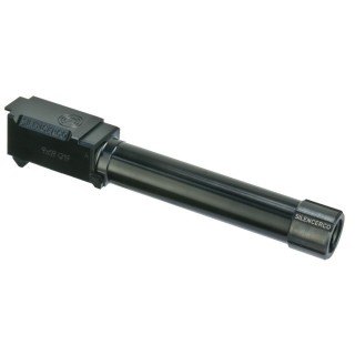 東京マルイ GLOCK19 SilenceCo.タイプ サイレンサー対応アルミアウターバレル BK(14mm逆ネジ) [DET-OB-TM33ABK]]