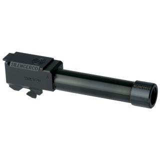 東京マルイ GLOCK26 SilenceCo.タイプ サイレンサー対応アルミアウターバレル BK(14mm逆ネジ) [DET-OB-TM16ABK]]