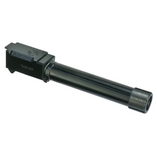 東京マルイ GLOCK19 SilencerCo.タイプ サイレンサー対応アルミアウターバレル BK(14mm正ネジ) [DET-OB-TM33BK]]