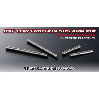 HVF Low Friction Sus Arm Pin/XRAY T4 Outer/Rear(2pic) [PS-PA-X003]]