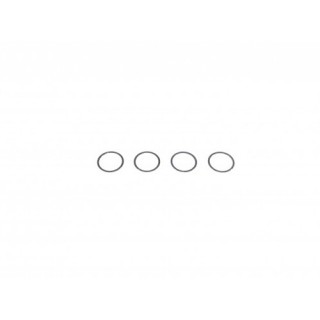 リヤ車幅調整カラー 0.25t インチサイズ 4個入(ブラック) [SGE-4802BK]]