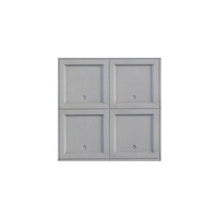 デザインプラスチックペーパー NDP23 ブロック擁壁80(グレー)(2枚入) [TY-11723]]