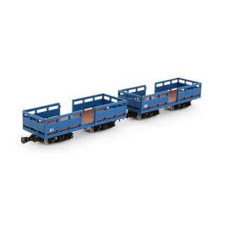 鉄道コレクション ナローゲージ80 富別簡易軌道 ミルクゴンドラ車 2両セット [303473]]