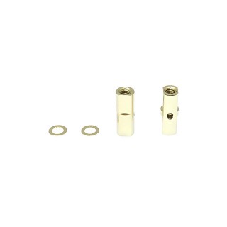 アルミポストセット 13.5L(ゴールド) 0.5tカラー付 2個入 [SGE-5013G]]