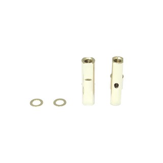 アルミポストセット 19L(ゴールド) 0.5tカラー付 2個入 [SGE-5019G]]