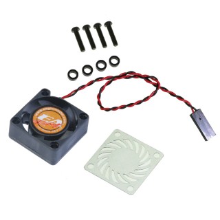 25x25x10mm高速クーリングファン/カバー付き(4.8-6V) [FA251048V2U]]