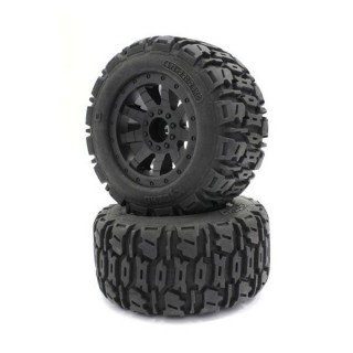 接着済タイヤ&ホイールセット(ニトロトラッカー/ブラック/2入) [NTTH001BK]]