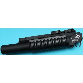 スカルフロッグタイプクイックロックQD M203グレネードランチャー(ロング)BK [GP-GRE012L]]