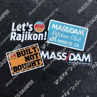 Mass Damper Let's RC Sticker Set - 4 Pack [MD-SK-16]]