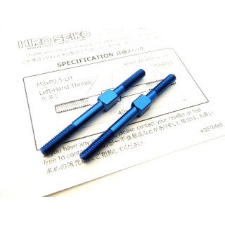 アルミターンバックルセット M3×40mm(ヨコモブルー) 2本入 [HS-48551]]